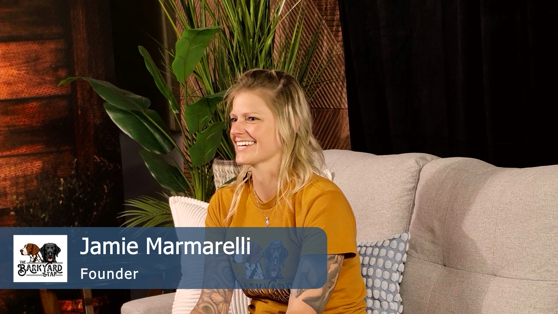 Inside the MelloD Designs studio, Jamie Mammarelli shared how Barkyard & Tap grew from a deeply personal journey into a community-focused concept designed to give Southwest Florida dog owners and pet lovers a true “third space” to connect, relax, and belong together.