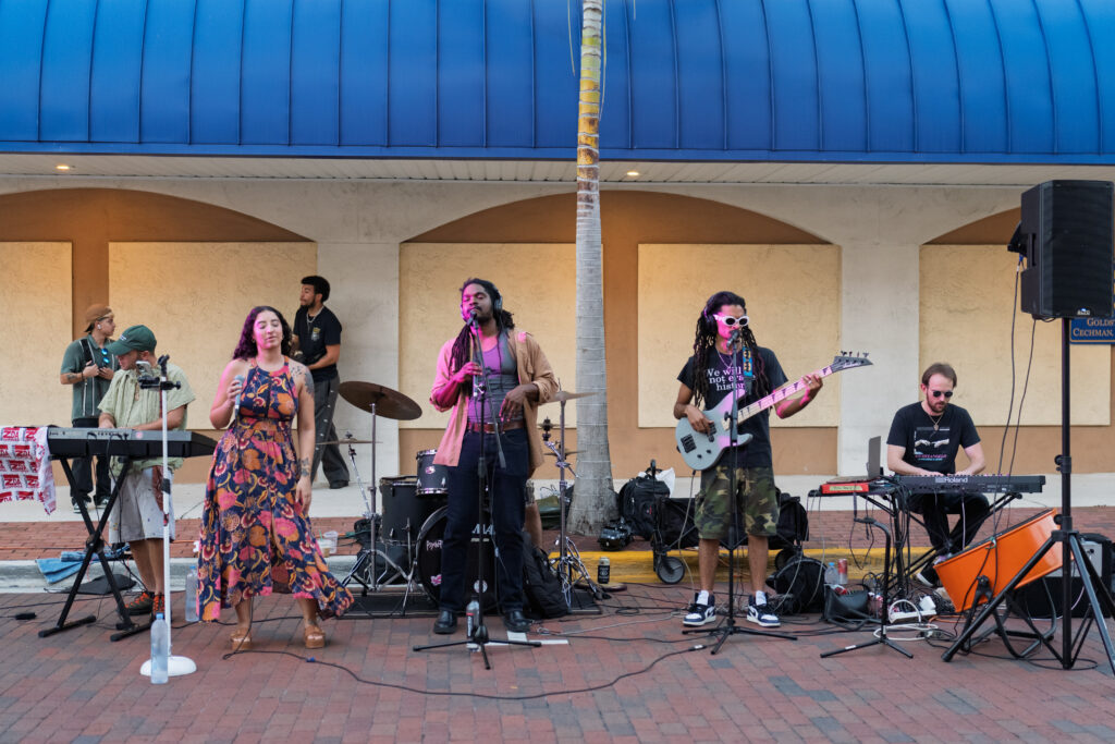 River District Music Walk crowd in Downtown Fort Myers