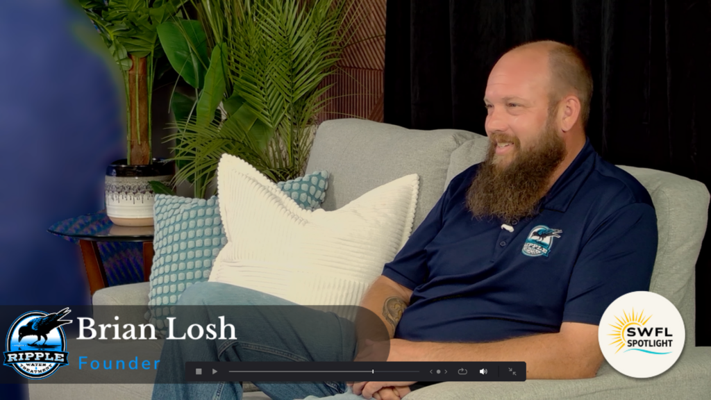 Brian Losh, founder of Ripple Water Treatment, sits for an SWFL Spotlight interview about his Southwest Florida water treatment business.